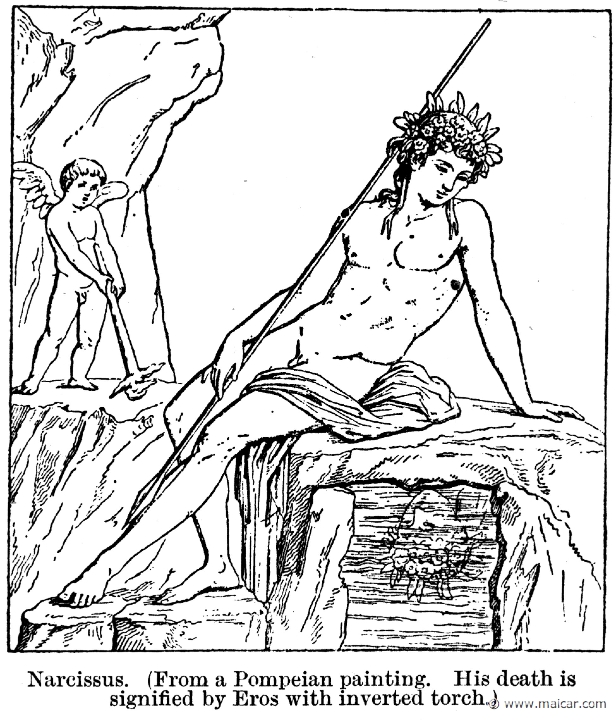 smi389.jpg - smi389: Narcissus.Sir William Smith, A Smaller Classical Dictionary of Biography, Mythology, and Geography (1898).